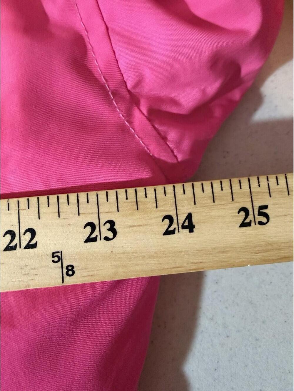 Vintage 80s Fila Magic Line Ski Jacket Womens XL Hot Pink Color Block Neon - Picture 9 of 11